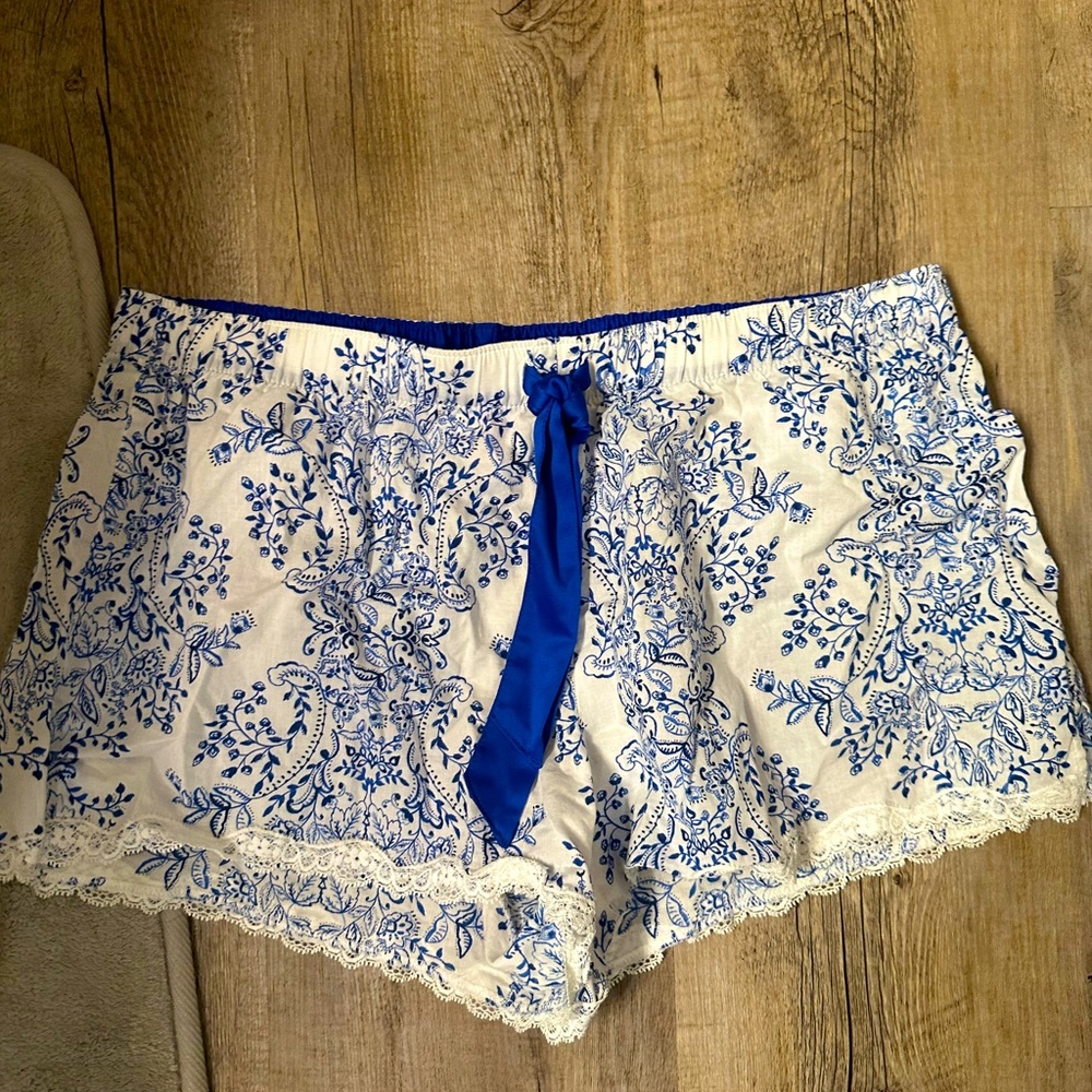 Victorias Secret blue sleep shorts